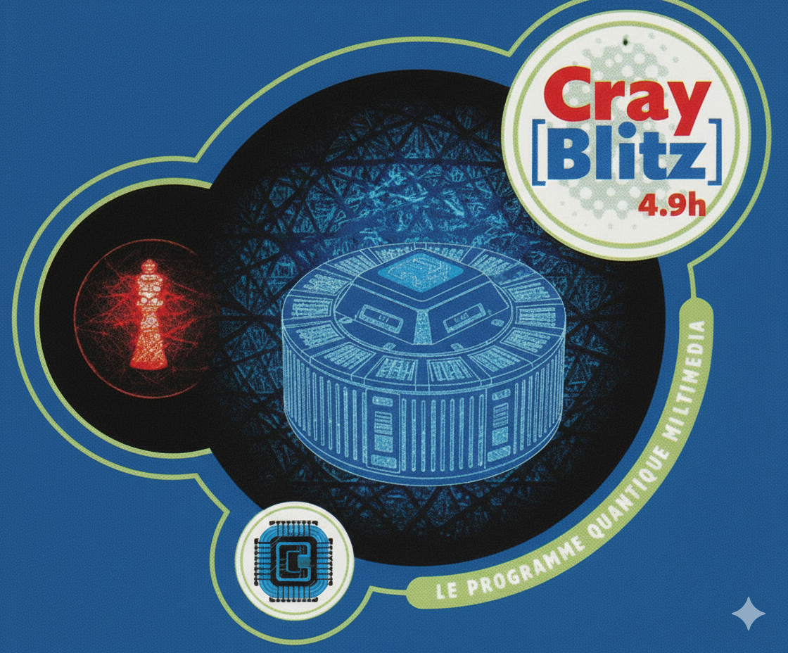 Cray Blitz 4.9h: 2531 points elo sur Ryzen 9
