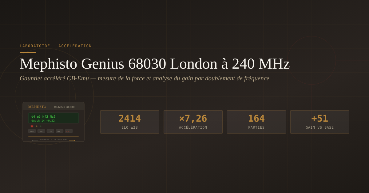 Chess Genius 68030 240MHz